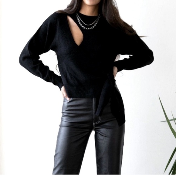 27 Miles Women 100% Cashmere Wrap Sweater Size XS - Picture 3 of 10